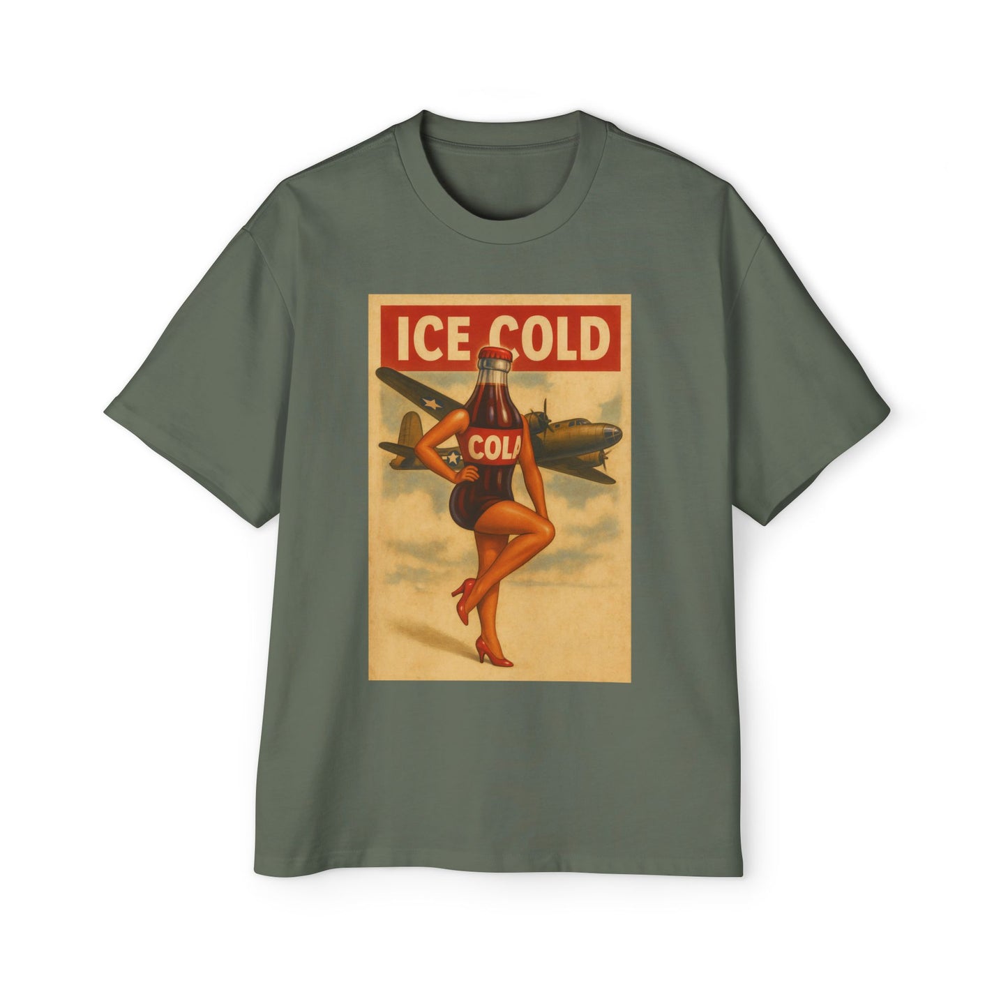 Vintage Pin-Up "Ice Cold Cola" T-Shirt